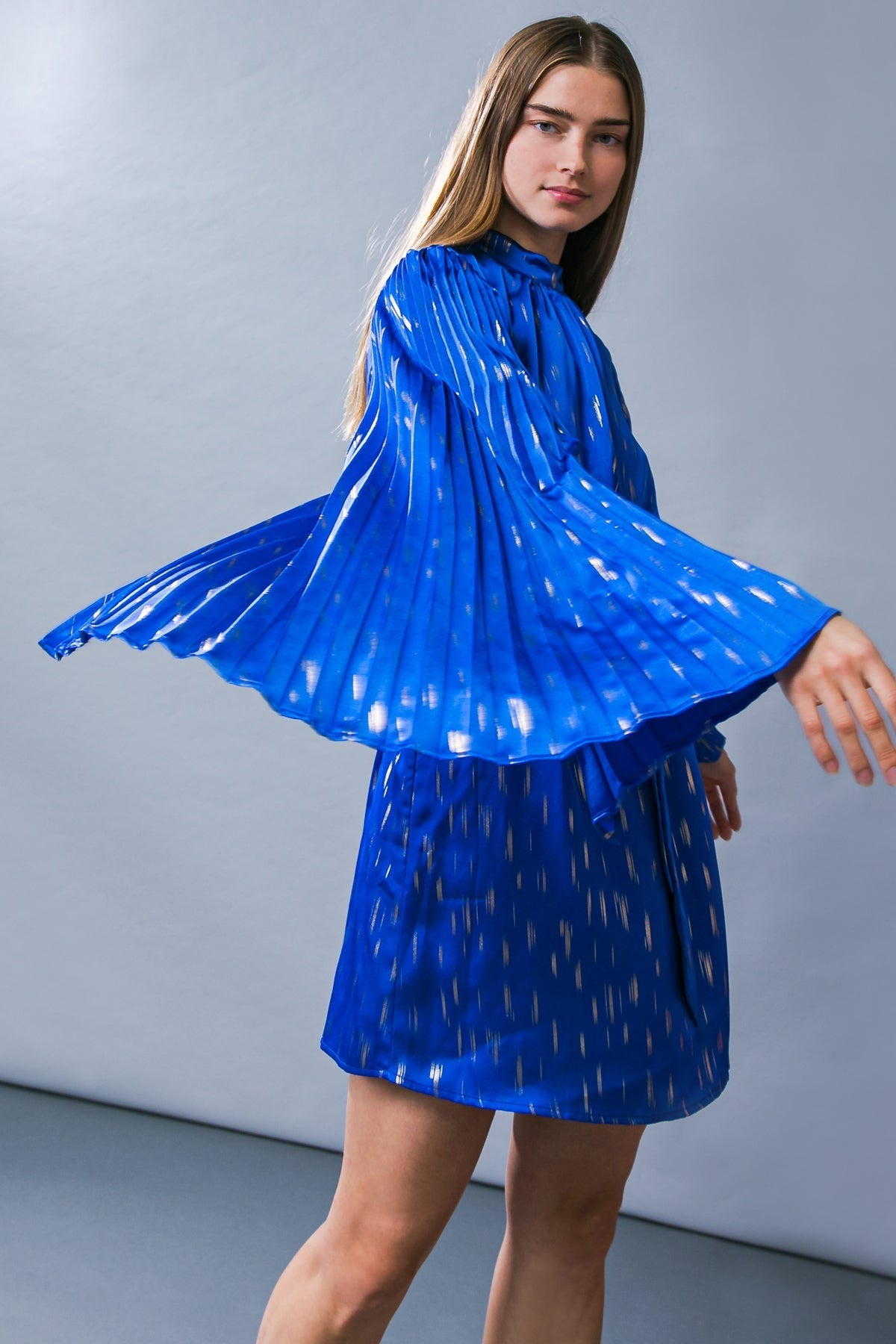 MESMERIZING ELEGANCE WOVEN MINI DRESS Flying Tomato